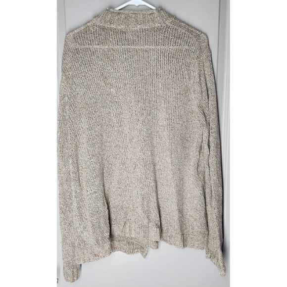 White Stag Women's Plus Size 2XL One Button Beige Long Sleeve Cardigan XXL LARGE - Picture 6 of 8